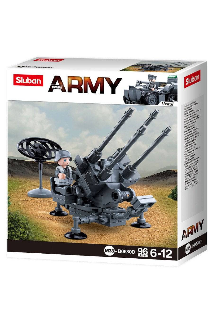 Antiaeriana Sluban German Army Air-Defense Artillery (Ada) M38-B0680D
