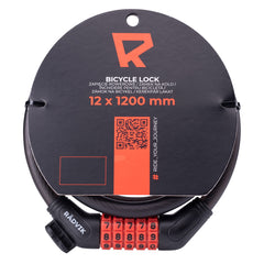 Antifurt Bicicletă FEDERSIFER 12X1200 RADVIK - Oțel, PVC, Protecție Avansată - 4