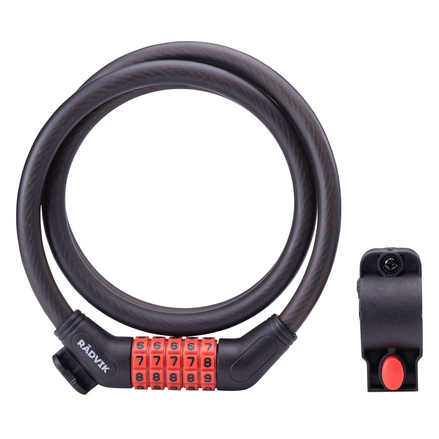 Antifurt Bicicletă FEDERSIFER 12X1200 RADVIK - Oțel, PVC, Protecție Avansată - 6