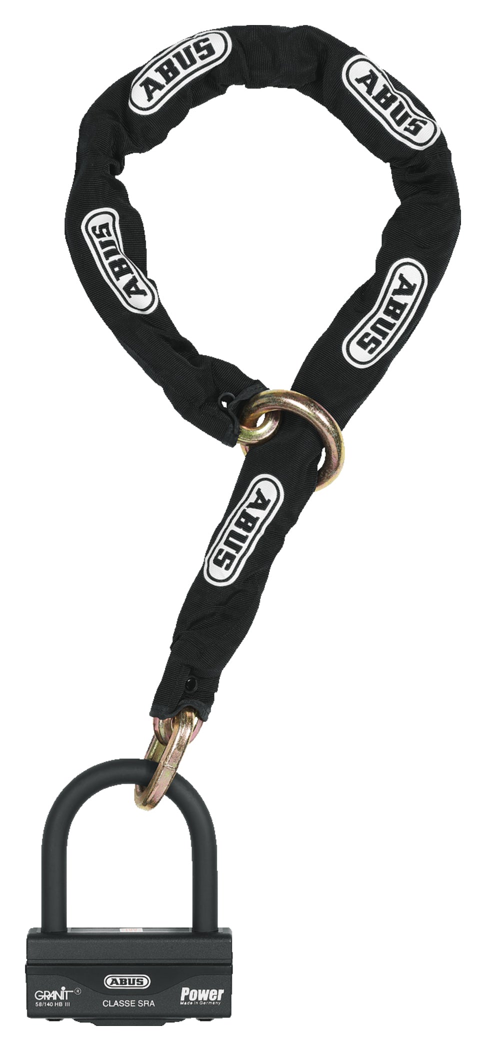 Antifurt Bicicletă/Moto GRANIT 58 12KS Black Loop ABUS - Nivel 19 Securitate
