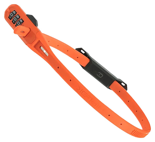 Antifurt Cablu Hiplok Z-Lok 2.0 Orange - Cod Resetabil