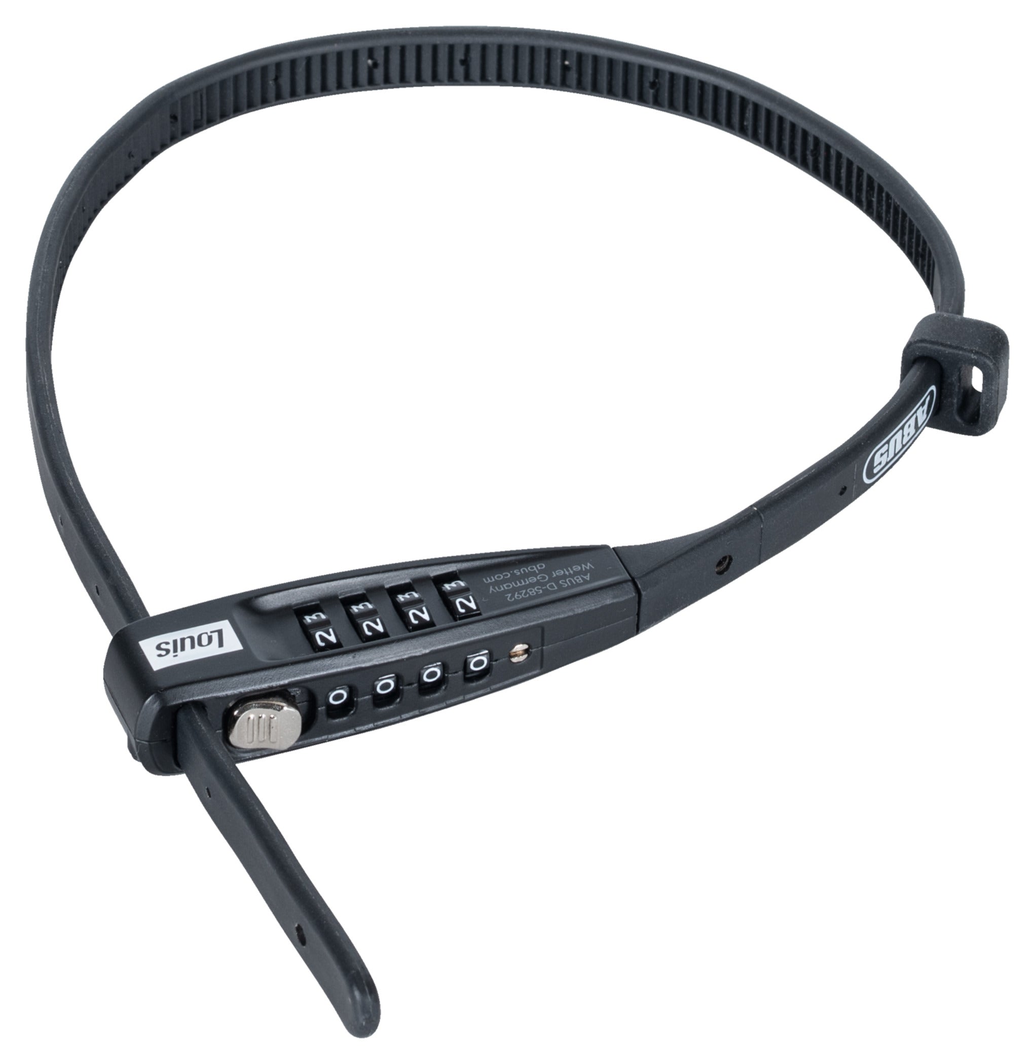 Antifurt Cablu Travelguard ABUS - Cod 4 Cifre, Compact