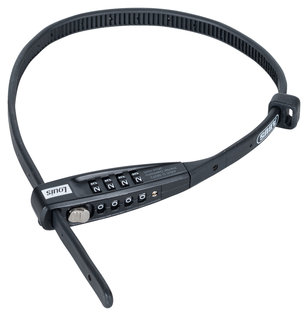 Antifurt Cablu Travelguard ABUS - Cod 4 Cifre, Compact
