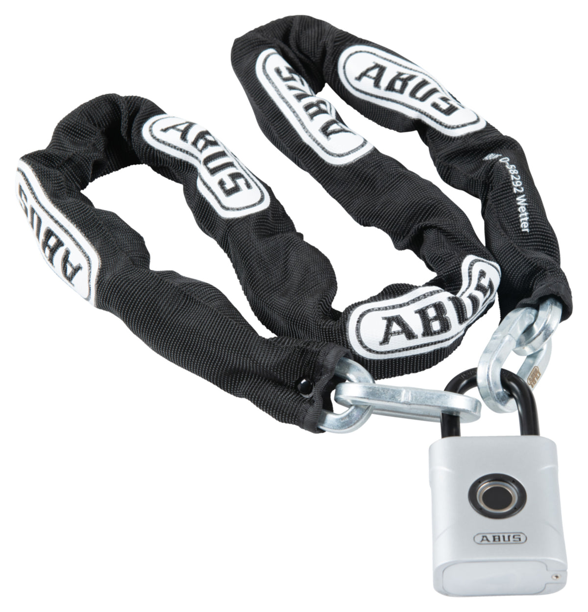 Antifurt cu Amprentă ABUS Touch + Lanț 110cm - Securitate Fără Cheie