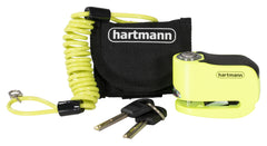 Antifurt Disc Frână cu Alarmă Hartmann - 110 dB, Oțel Călit