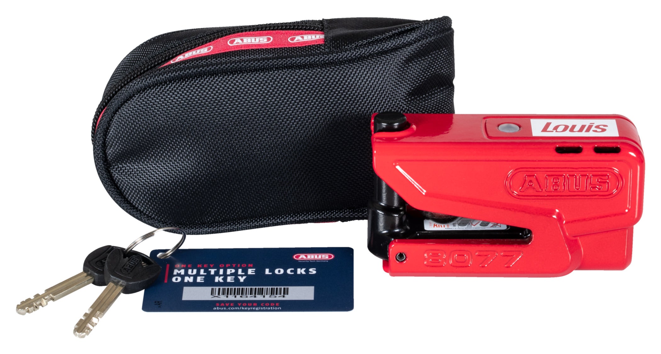 Antifurt Disc Moto ABUS Granit Detecto X-Plus 8077 - Alarmă 100dB