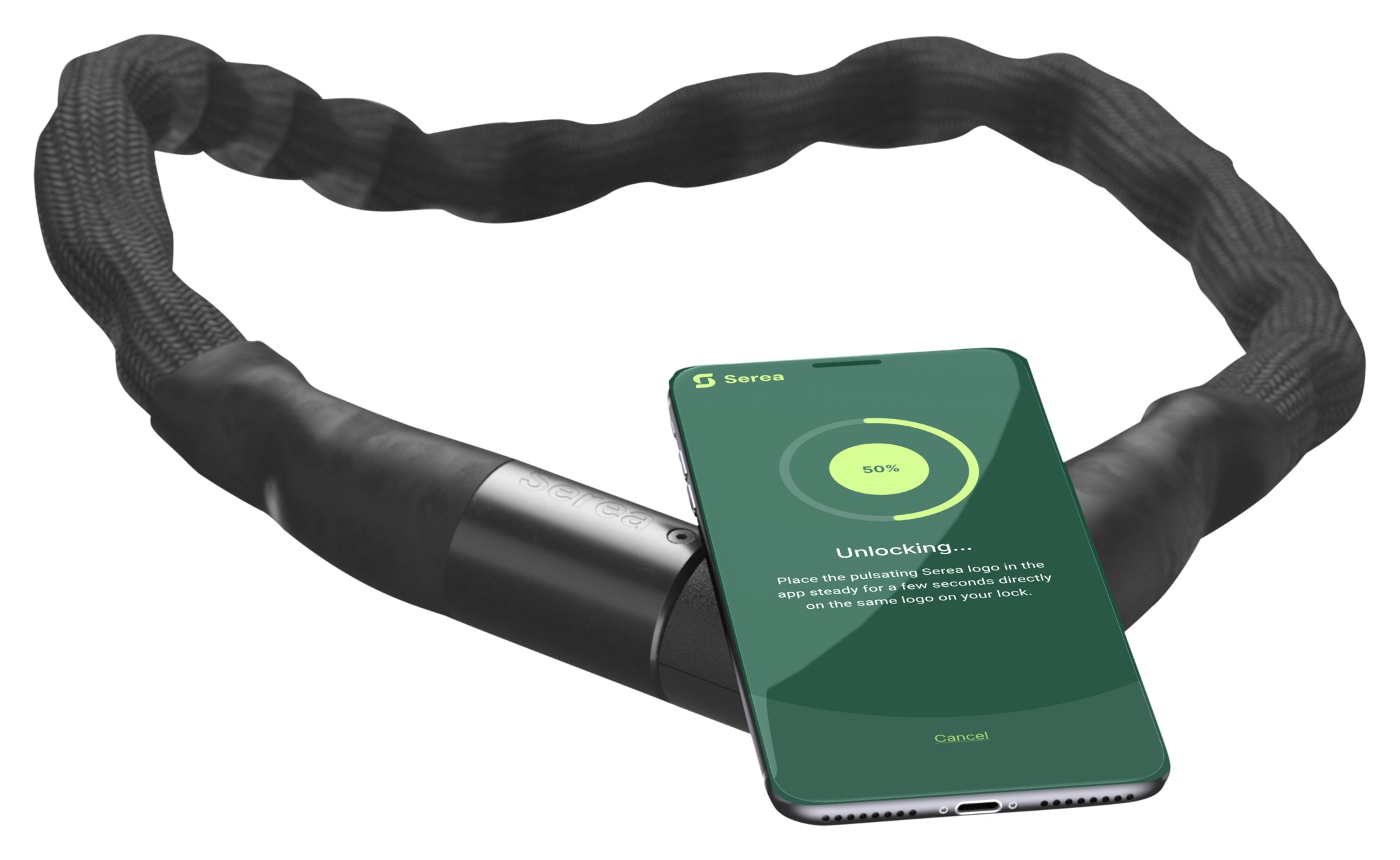 Antifurt Lanț bold NFC Serea - Fără Cheie, Fără Baterii