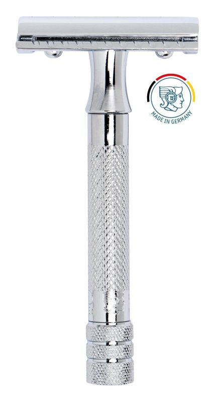 Aparat de Ras Merkur 33C Merkur - Alamă, Mâner Scurt, Design Clasic