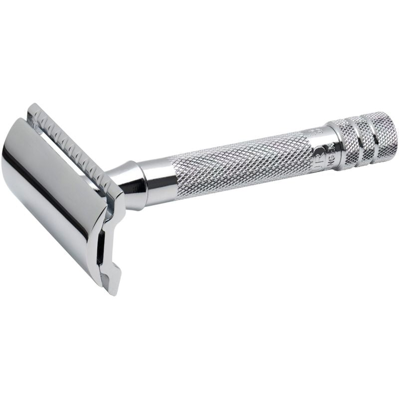 Aparat de Ras Merkur 33C Merkur - Alamă, Mâner Scurt, Design Clasic