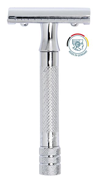 Aparat de Ras Merkur 33C Merkur - Alamă, Mâner Scurt, Design Clasic