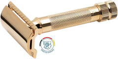 Aparat de Ras Merkur 34G Auriu Merkur - Alamă, Clasic, Robust