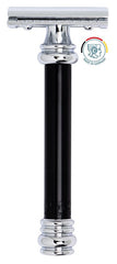 Aparat de Ras Merkur 38B Negru Merkur - Alamă, Mâner Lung, Ergonomic