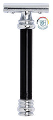 Aparat de Ras Merkur 38B Negru Merkur - Alamă, Mâner Lung, Ergonomic