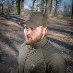 Șapcă de Baseball M-Tac Mesh Flex Ripstop - Dark Olive Ventilată