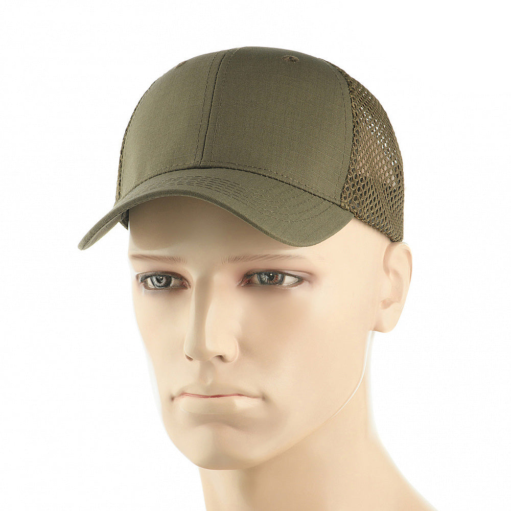 Șapcă de Baseball M-Tac Mesh Flex Ripstop - Dark Olive Ventilată