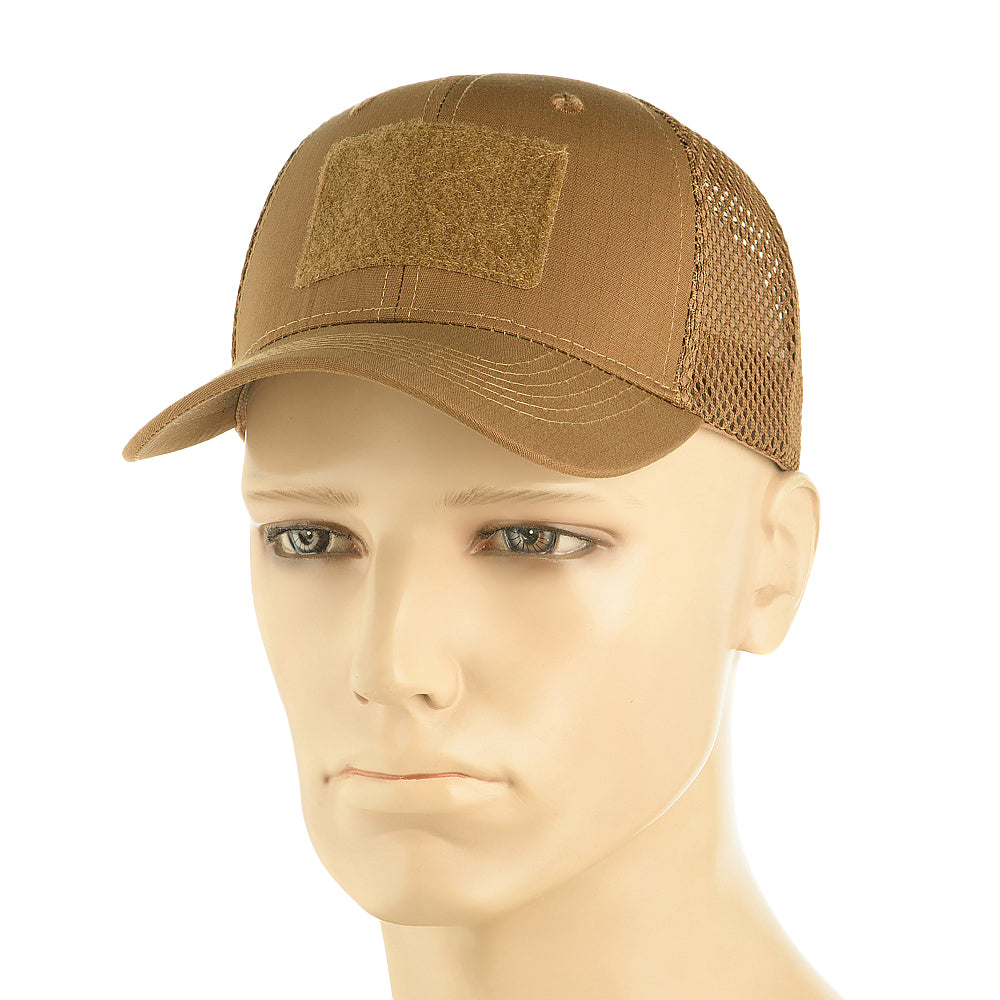 Șapcă Tactică Mesh Flex Ripstop M-Tac - Coyote Brown Ventilată