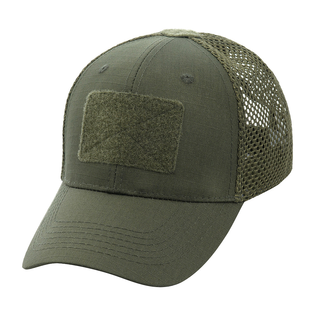 Șapcă Tactica Mesh Flex Ripstop M-Tac - Army Olive, Ventilație Superioră
