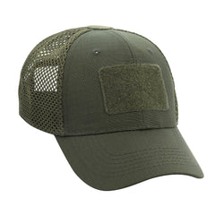 Șapcă Tactica Mesh Flex Ripstop M-Tac - Army Olive, Ventilație Superioră