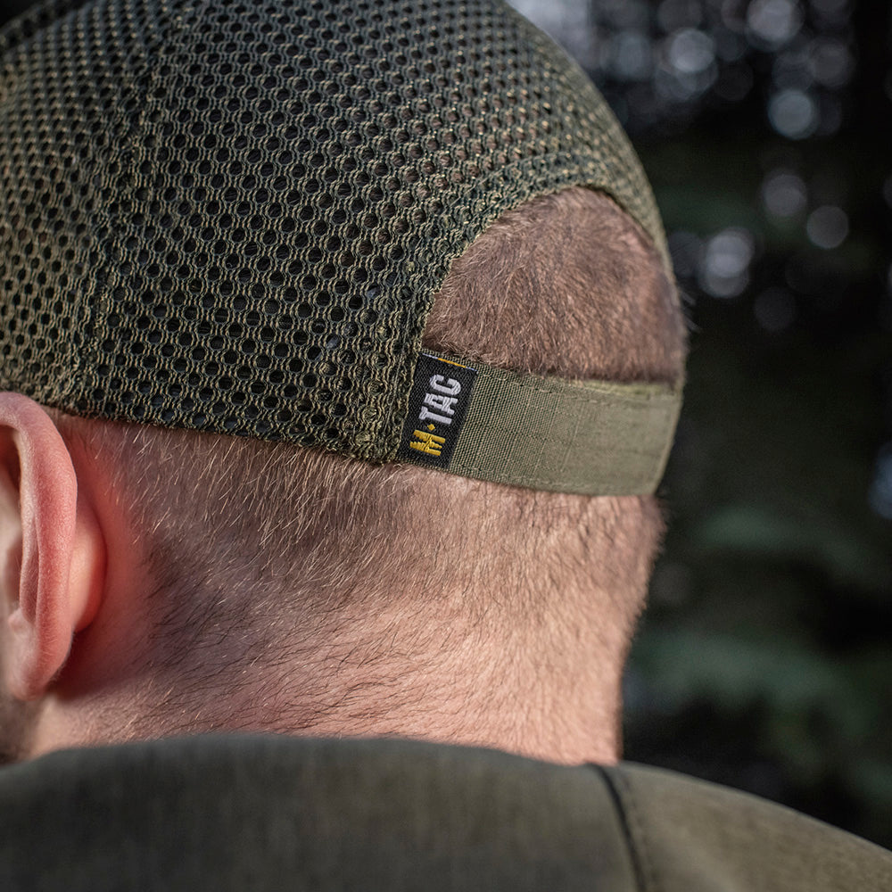 Șapcă Tactica Mesh Flex Ripstop M-Tac - Army Olive, Ventilată