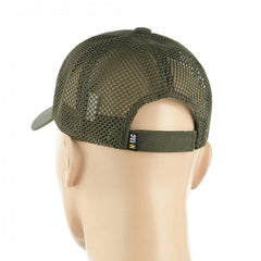 Șapcă Tactica Mesh Flex Ripstop M-Tac - Army Olive, Ventilată