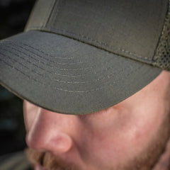 Șapcă Tactica Mesh Flex Ripstop M-Tac - Army Olive, Ventilată