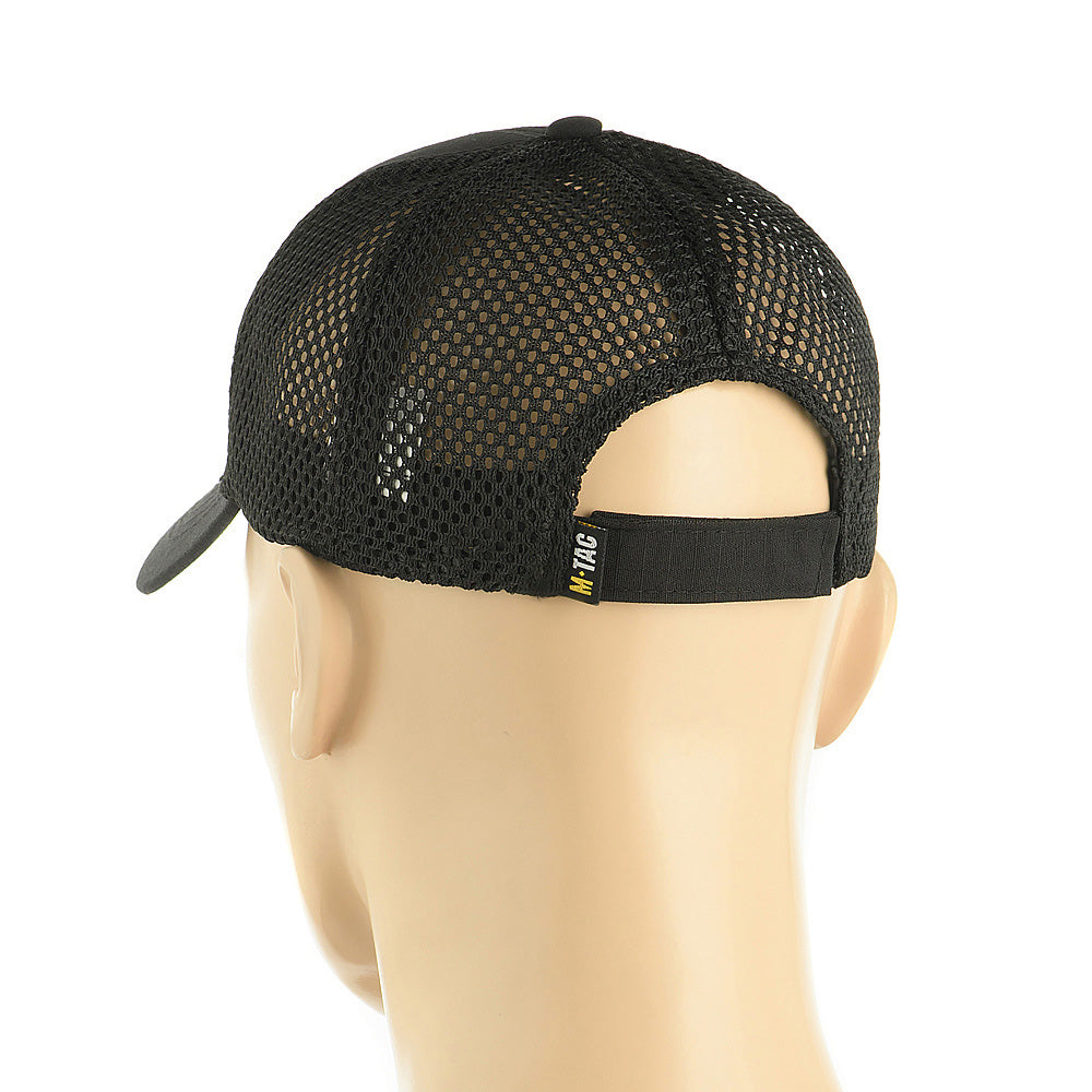 Șapcă Tactica Mesh Flex Ripstop M-Tac - Neagră, Respirabilă