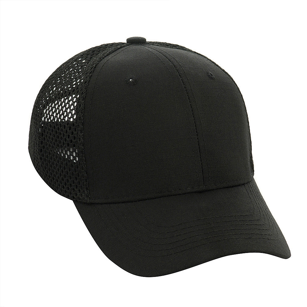 Șapcă Tactica Mesh Flex Ripstop M-Tac - Neagră, Respirabilă