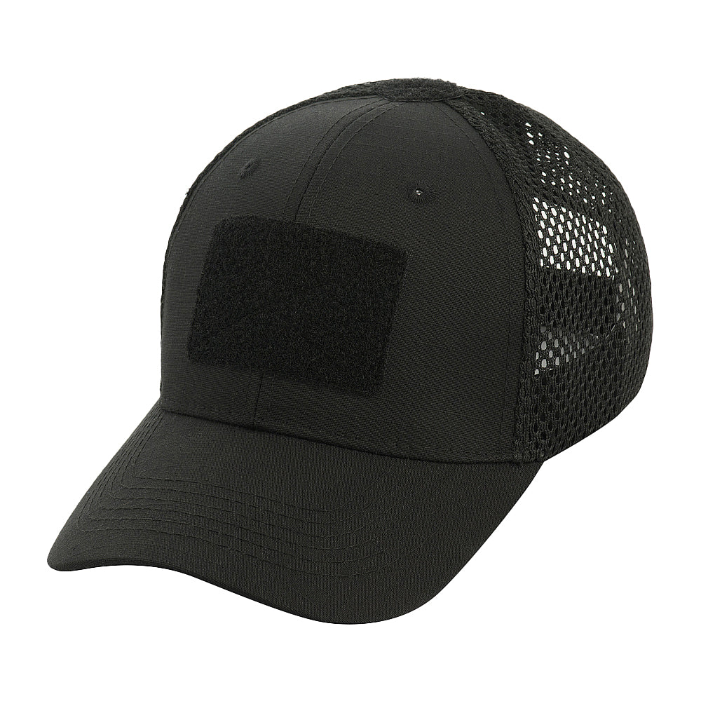 Șapcă Tactica Mesh Flex Ripstop M-Tac - Neagră, Respirabilă