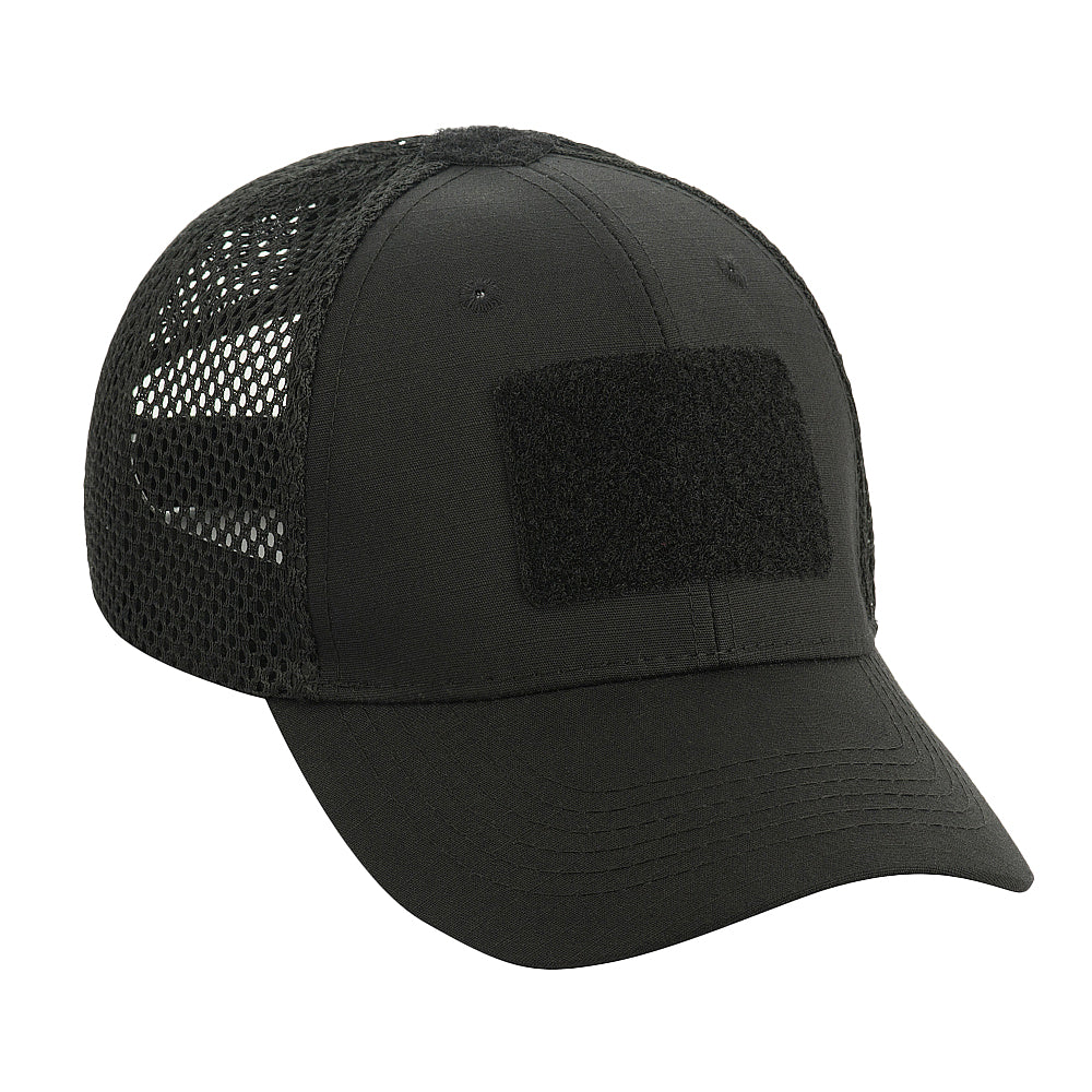 Șapcă Tactica Mesh Flex Ripstop M-Tac - Neagră, Respirabilă