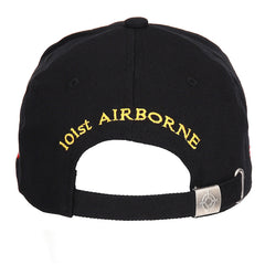 Șapcă Baseball 101st Airborne Negru - Emblema Forței și Elanului Tactic