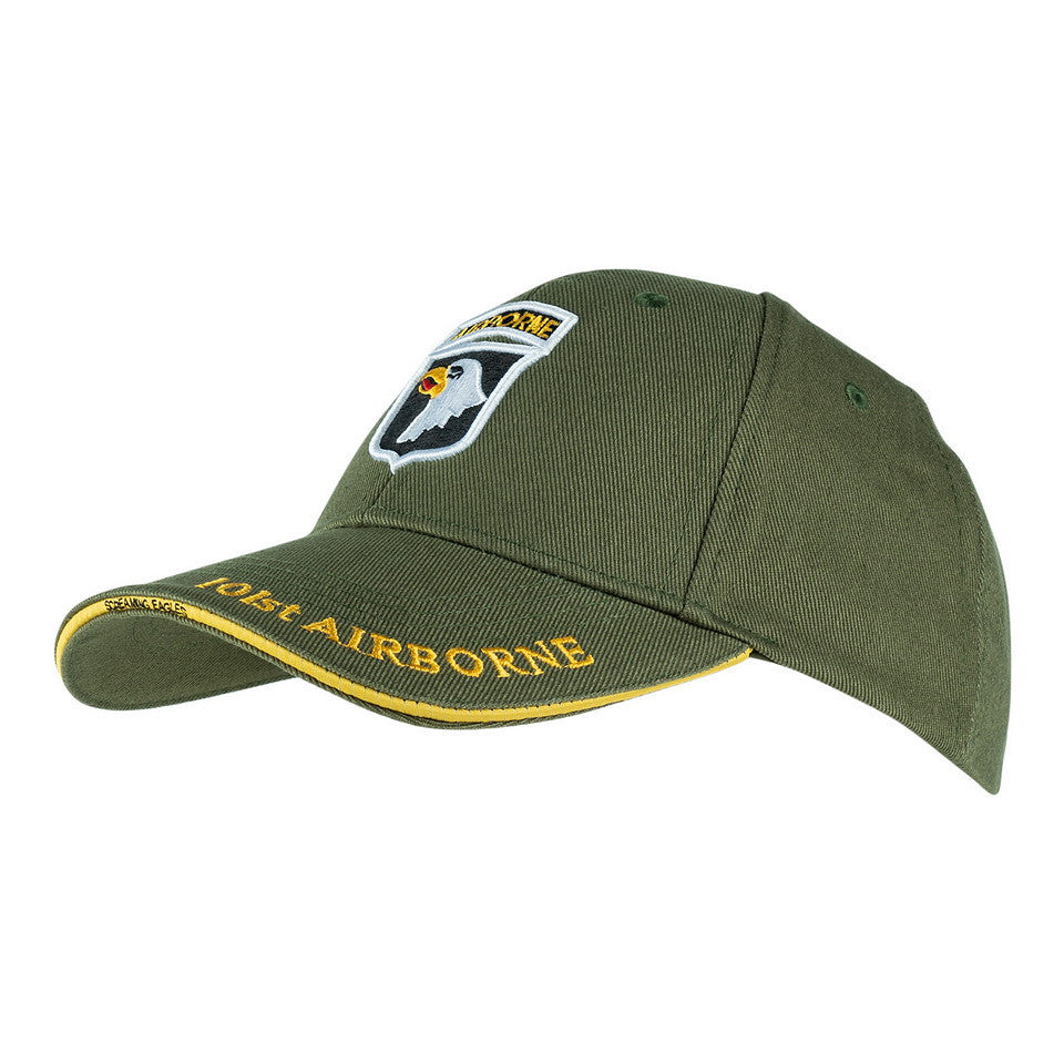 Șapcă Baseball 101st Airborne Verde - Poartă Istoria și Spiritul de Luptă
