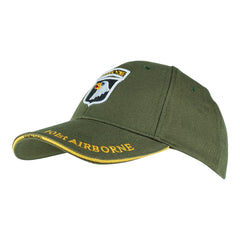 Șapcă Baseball 101st Airborne Verde - Poartă Istoria și Spiritul de Luptă