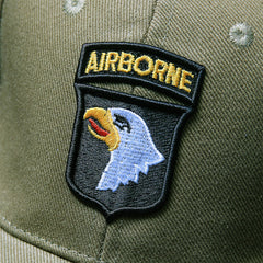 Șapcă Baseball 101st Airborne Verde - Poartă Moștenirea Eroică