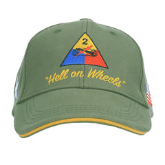 Șapcă Baseball 2nd Armored Division Verde Fostex Garments® - Confort Tactic Autentic
