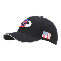 Șapcă Baseball 82nd Airborne WWII 3D Negru Fostex - Stil Legendar