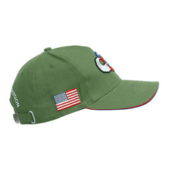 Șapcă Baseball 82nd Airborne WWII 3D Verde Fostex Garments - Spirit de Erou, Confort Modern