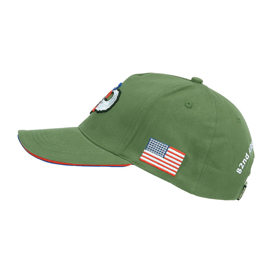 Șapcă Baseball 82nd Airborne WWII 3D Verde Fostex Garments - Spirit de Erou, Confort Modern