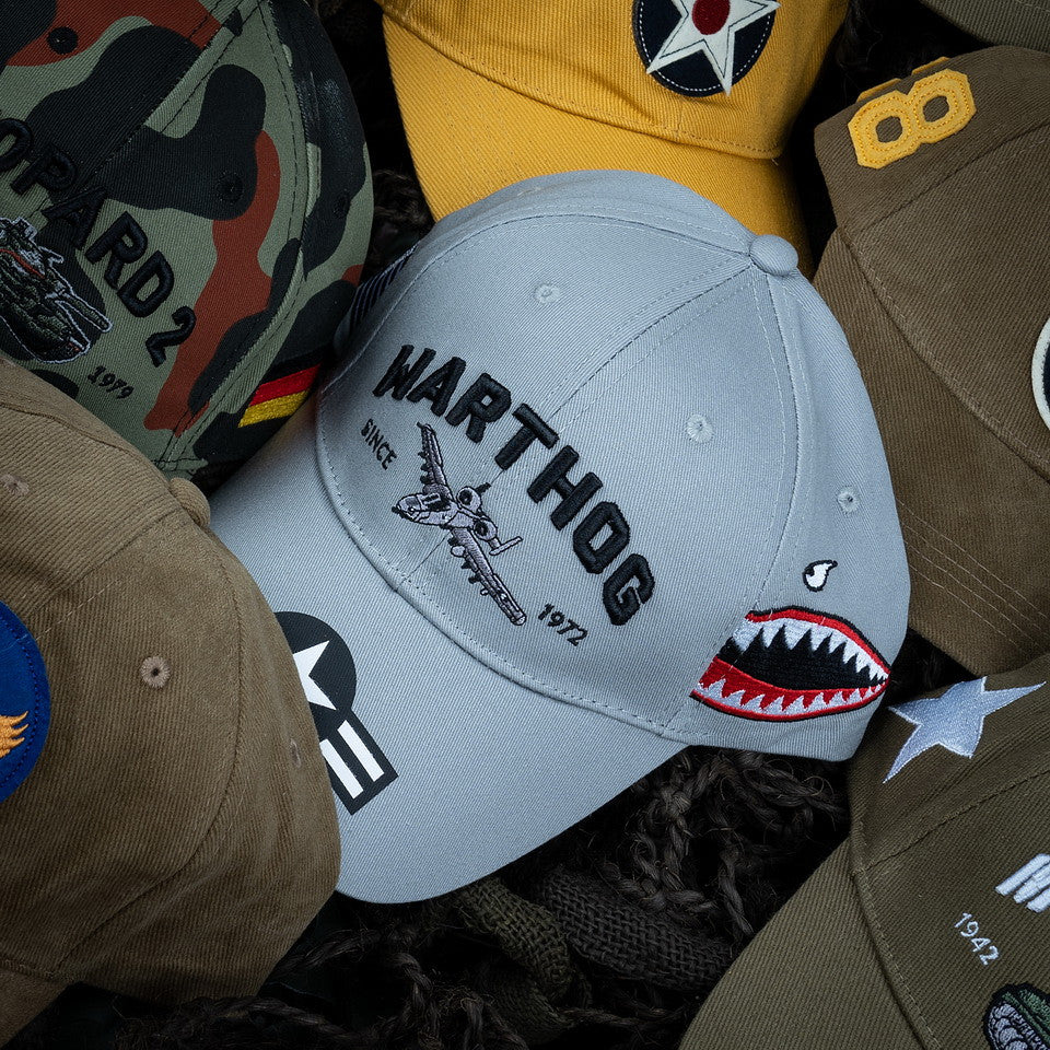 Șapcă Baseball A-10 "Warthog" Gri - Putere Aeriană pe Capul Tău