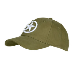 Șapcă Baseball Allied Star WWII 3D Oliv - Omagiu Istoric Autentic