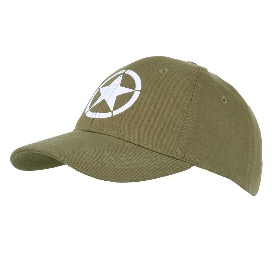Șapcă Baseball Allied Star WWII Verde - Purtă Istoria, Simte Spiritul Tactic