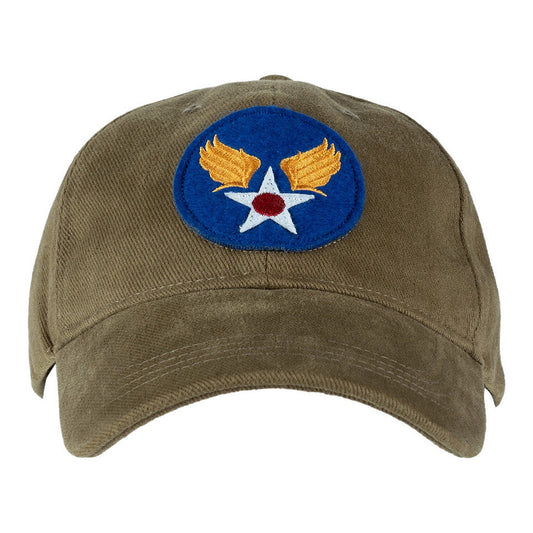 Șapcă Baseball Brushed USAAF Verde USAAF Heritage - Moștenire Aeriană Autentică