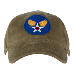 Șapcă Baseball Brushed USAAF Verde USAAF Heritage - Moștenire Aeriană Autentică