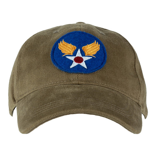 Șapcă Baseball Brushed USAAF Verde USAAF Heritage - Moștenire Aeriană Autentică