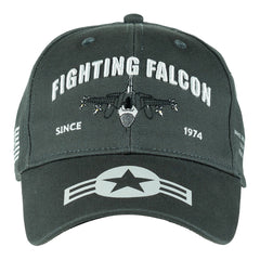 Șapcă Baseball Cap F-16 Falcon Gri - Spiritul Aviației Tactice