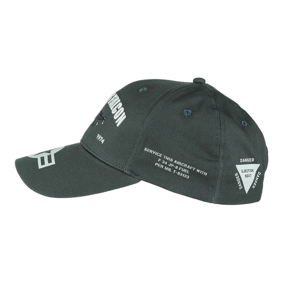 Șapcă Baseball Cap F-16 Falcon Gri - Spiritul Aviației Tactice