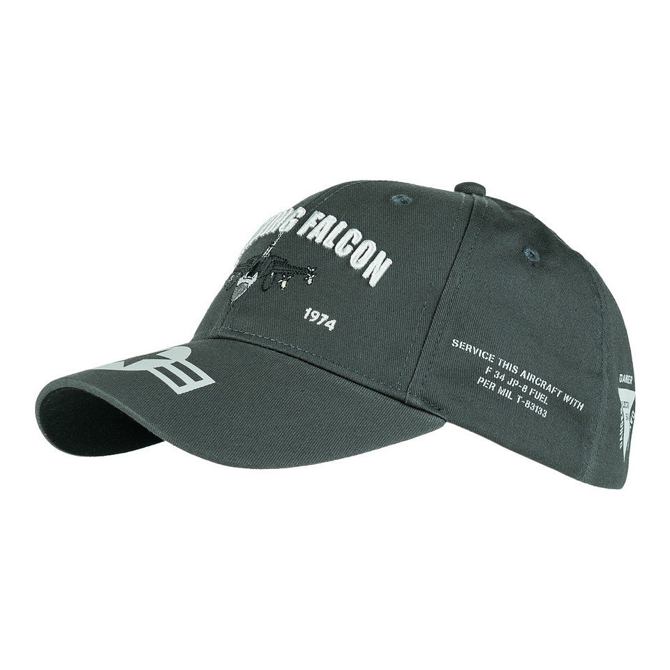 Șapcă Baseball Cap F-16 Falcon Gri - Spiritul Aviației Tactice