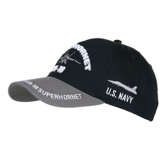 Șapcă Baseball Copii Super Hornet F/A-18 Negru - Pasiune Aviatică Junior