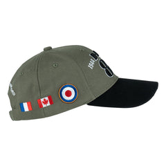 Șapcă Baseball D-Day 80 Years Verde Military-Shop - Omagiu Istoric Autentic