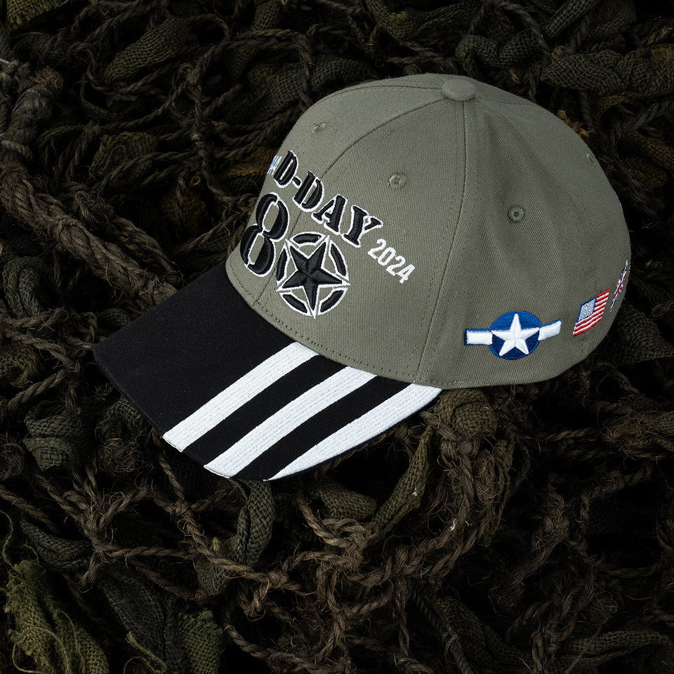 Șapcă Baseball D-Day 80 Years Verde Military-Shop - Omagiu Istoric Autentic