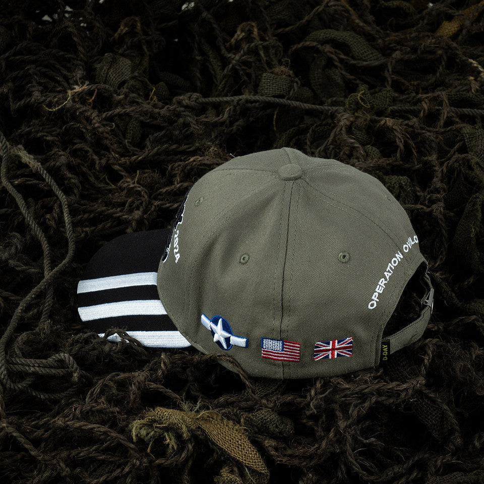 Șapcă Baseball D-Day 80 Years Verde Military-Shop - Omagiu Istoric Autentic
